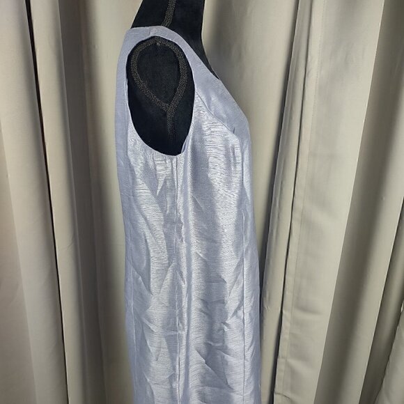 LeSuit Little Light Purple Dress Sleeveless Silk Look Size Plus Size 14W - Picture 3 of 8